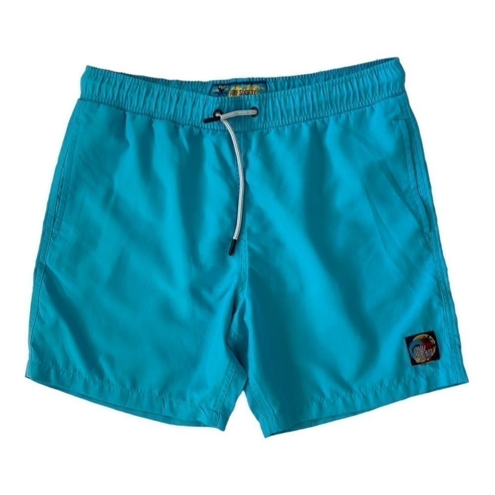 ♥️SURF Society♥️Blue swim Trunks Size Med